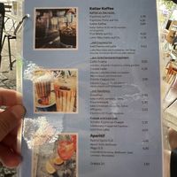 Menu  at Dreiviertel in Cologne
