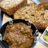 Sour dough with peanut butter   at The Mad Merchant Coffee House in Plymouth