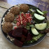 falafel hummus bowl  at Csicseri in Gyor