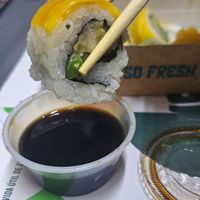 Para acompañar, otra salsita dulce que venía (aparte de la de soya) 🍣🥭 at Vegan On Polanco in Mexico City