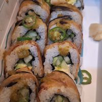 ¡Nasu Roll! 🍆🥑🫑🌶🔥🥵

Delicioso, pero también algo picante at Vegan On Polanco in Mexico City