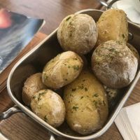 Papas con mojo  at El Gran Sol in Tenerife