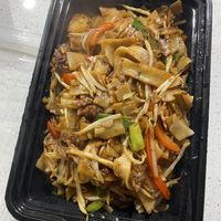 Vegan Chicken Ho Fun  at Wok And Slice in North London