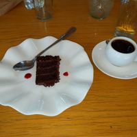 Dessert & coffee at V.O.P. - Very Organic People in Santiago