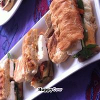 Sándwich VOP 
Ciabatta, Vegetables,,  Fresh Cheese & Rucula  at V.O.P. - Very Organic People in Santiago