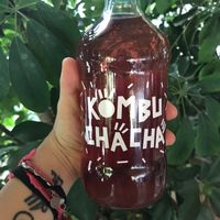 Kombuchacha Arandano at V.O.P. - Very Organic People in Santiago