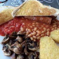 Vegan breakfast at Chapel Ash Cafe in Wolverhampton