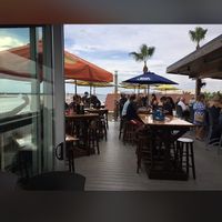 Outdoor dining   at Fishlips Waterfront Bar & Grill in Cape Canaveral