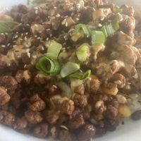 Korean BBQ bowl  at Fishlips Waterfront Bar & Grill in Cape Canaveral