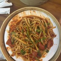 Vegan pasta primavera  at Fishlips Waterfront Bar & Grill in Cape Canaveral