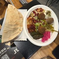 Mezze vegetarian  at House Falafel & Hummus in Warsaw