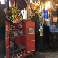 Second hand corner  at Komagen in Nakijin
