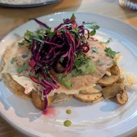Mushroom quesadilla at SixSeis in Sitges