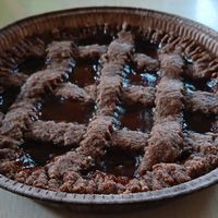 Linzertorte (vegan) at Bio Bäcker Bihn in Wald-michelbach