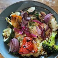 Vegan dish of the day - Risotto with vegetables   at Mika in Reykholt