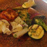 Risotto with grilled vegetables at Mika in Reykholt