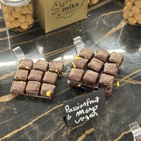 Homemade vegan chocolates  at Mika in Reykholt