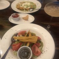 Cactus leaf salad (and my friend had something veggie which he said was also fabulous) at Mestizo in North West London