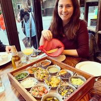 Taco vegan sharing tray at Mestizo in North West London
