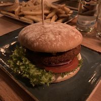Vegan falafel burger  at Hans im Glück in Oldenburg