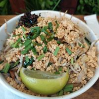 Vegan pad thai at Tuk Tik Thaï Food District in Bordeaux