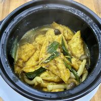 Tofu and mushroom dish   at Vegetarian in the Golden Age in Vientiane