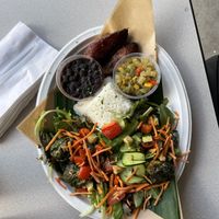 Vegan bowl platter  at Buen Provecho ABQ in Albuquerque