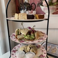 Vegan afternoon tea  at Robinson's Tea Room in Stony Brook