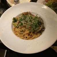 pasta with vegetables and parmesan   at Biondo in Frankfurt