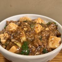 Mapo tofu rice  at Ming-Teng HAO HAO in Tokyo