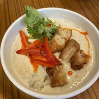 Soy milk soup   at Ming-Teng HAO HAO in Tokyo