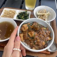 Mapo tofu   at Ming-Teng HAO HAO in Tokyo