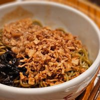 soupless noodle at Ming-Teng HAO HAO in Tokyo