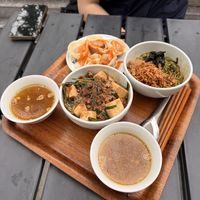 Soupless noodles and mapo tofu  at Ming-Teng HAO HAO in Tokyo