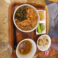 Chicken rice and gyoza at Ming-Teng HAO HAO in Tokyo