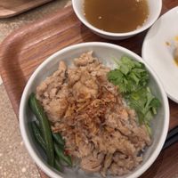 chicken rice bowl  at Ming-Teng HAO HAO in Tokyo