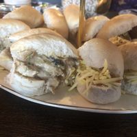 Finger sandwiches - chicken, cheese  at Cafe Royale in Wolverhampton