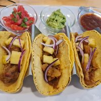 Jackfruit tacos at Jugobar in San Jose