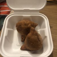 Veg samosas  at The Subcontinent in Wolverhampton