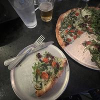Build your own pizza with vegan cheese  at Sidewall Pizza Company in Greenville