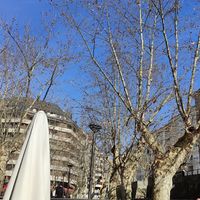 Plaza de las Mercedes at Km-0 in Ourense