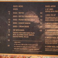 Menu   at Bury Me Standing in Cairns