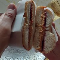 PB&J bagel at Bury Me Standing in Cairns