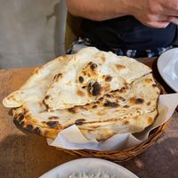 Plain naan  at Naan Bar in Valletta