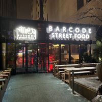 Food stall is located in here  at Dirty Vegan - Barcode Street Food in Oslo