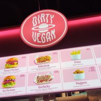 The menu at Dirty Vegan - Barcode Street Food in Oslo