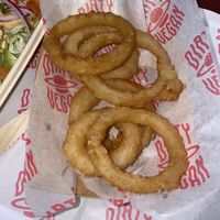 Onion rings   at Dirty Vegan - Barcode Street Food in Oslo