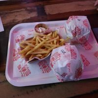 vegan burger at Dirty Vegan - Barcode Street Food in Oslo