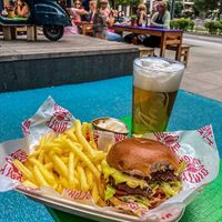   at Dirty Vegan - Barcode Street Food in Oslo