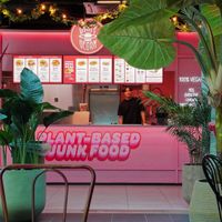 Counter at Dirty Vegan - Barcode Street Food in Oslo